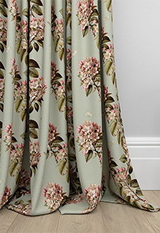 Upton, Aprils Bloom Bud Green - Made to Measure Curtains